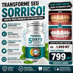 🦷 5 Days White™ Pó Clareador Dental Premium