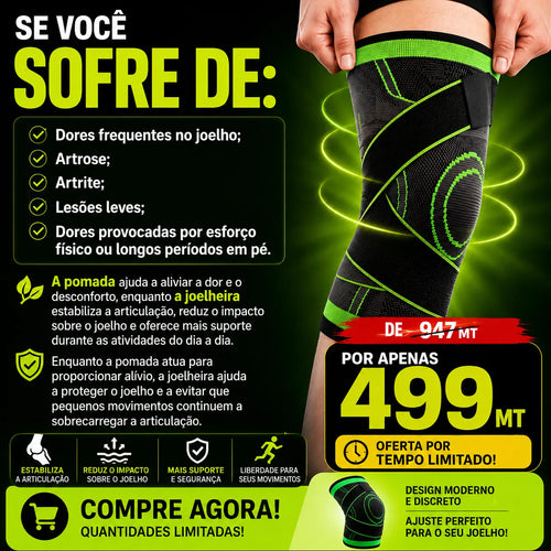 A Combinação Ideal para Dores no Joelho