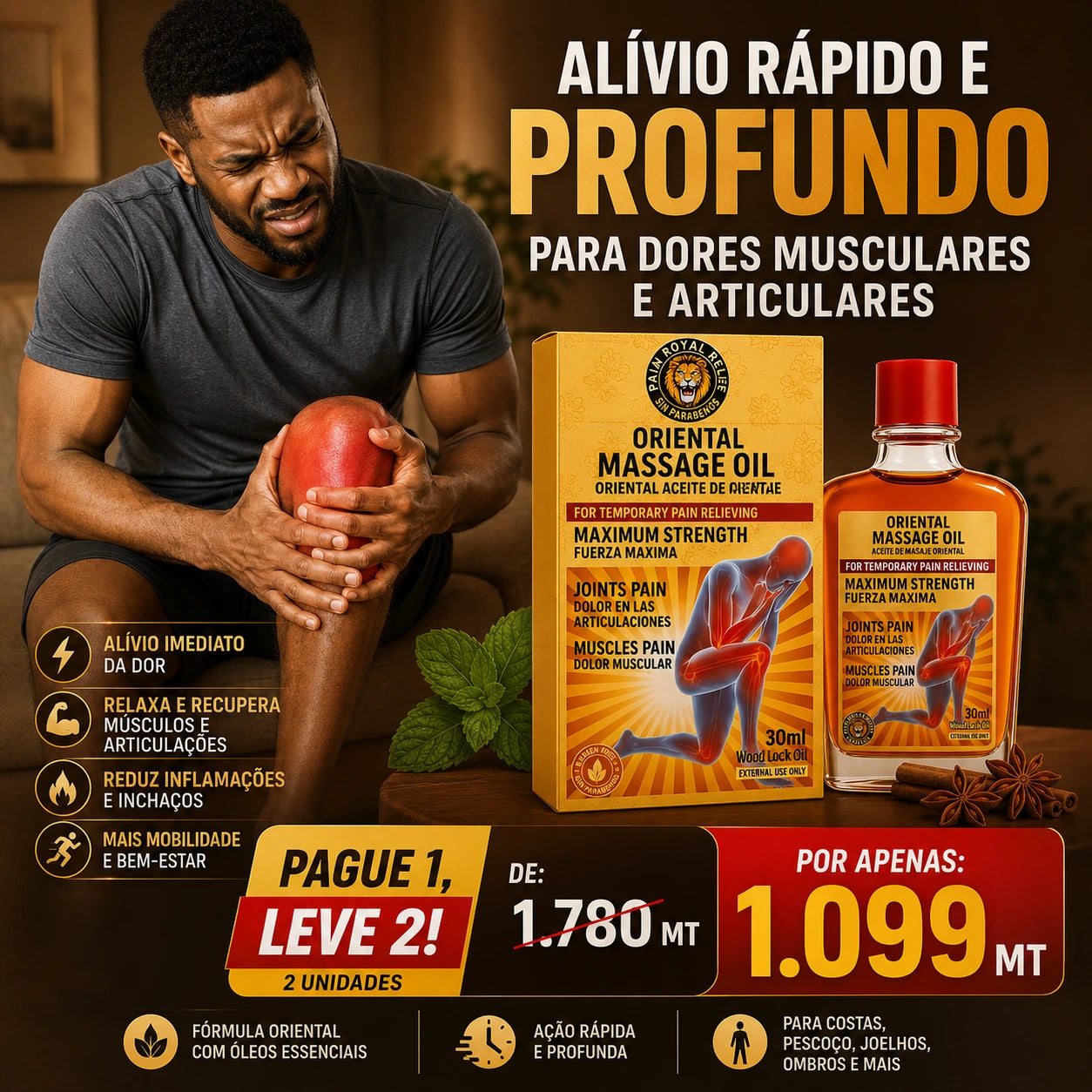 🚨 PARE COM AS DORES NO CORPO EM MINUTOS  SEM SAIR DE CASA.