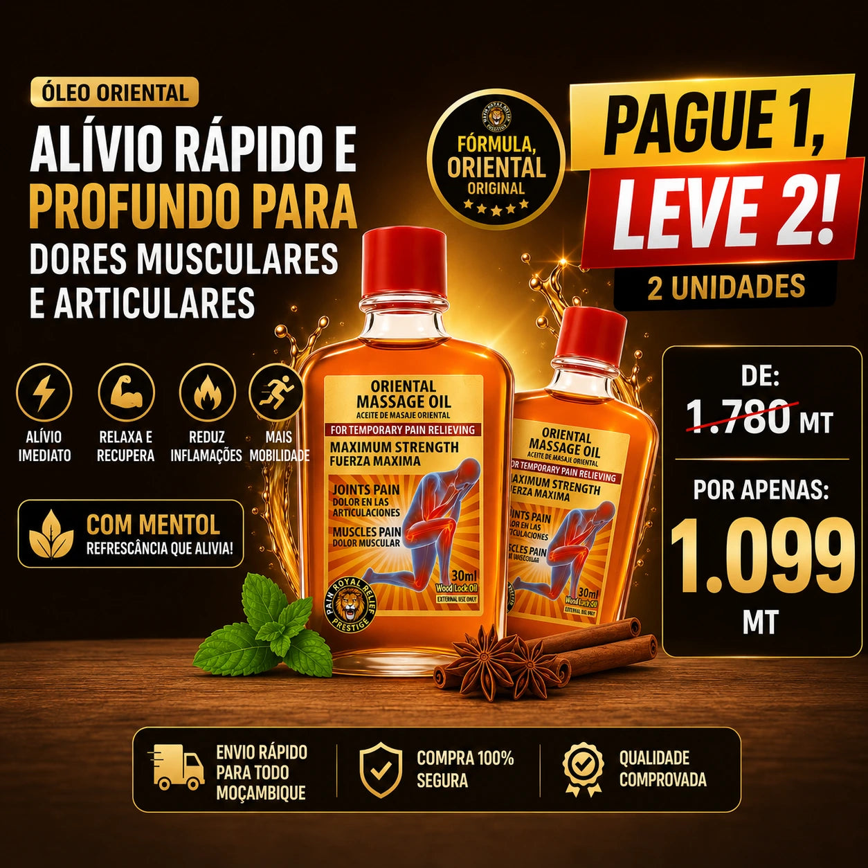 🚨 PARE COM AS DORES NO CORPO EM MINUTOS  SEM SAIR DE CASA.