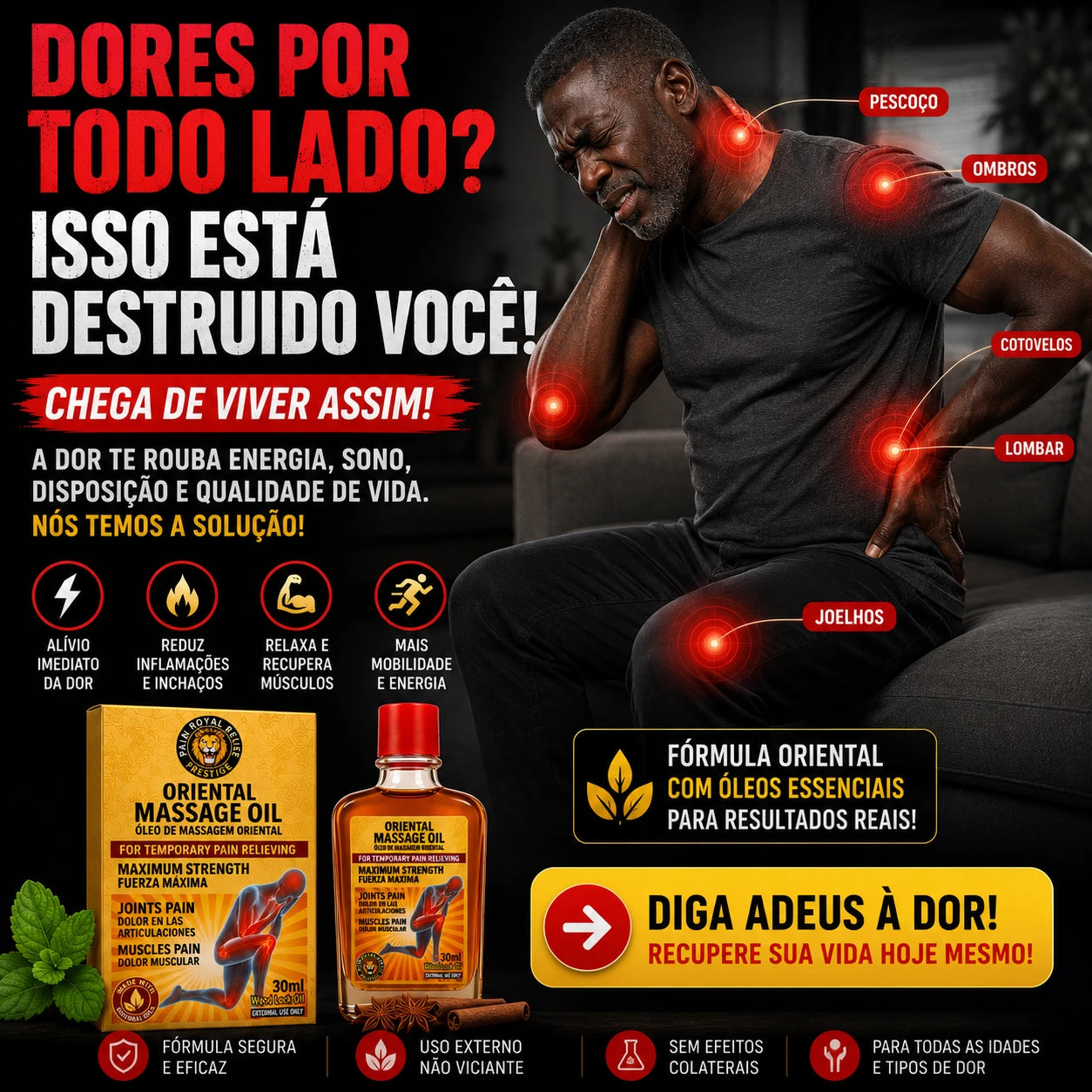 🚨 PARE COM AS DORES NO CORPO EM MINUTOS  SEM SAIR DE CASA.