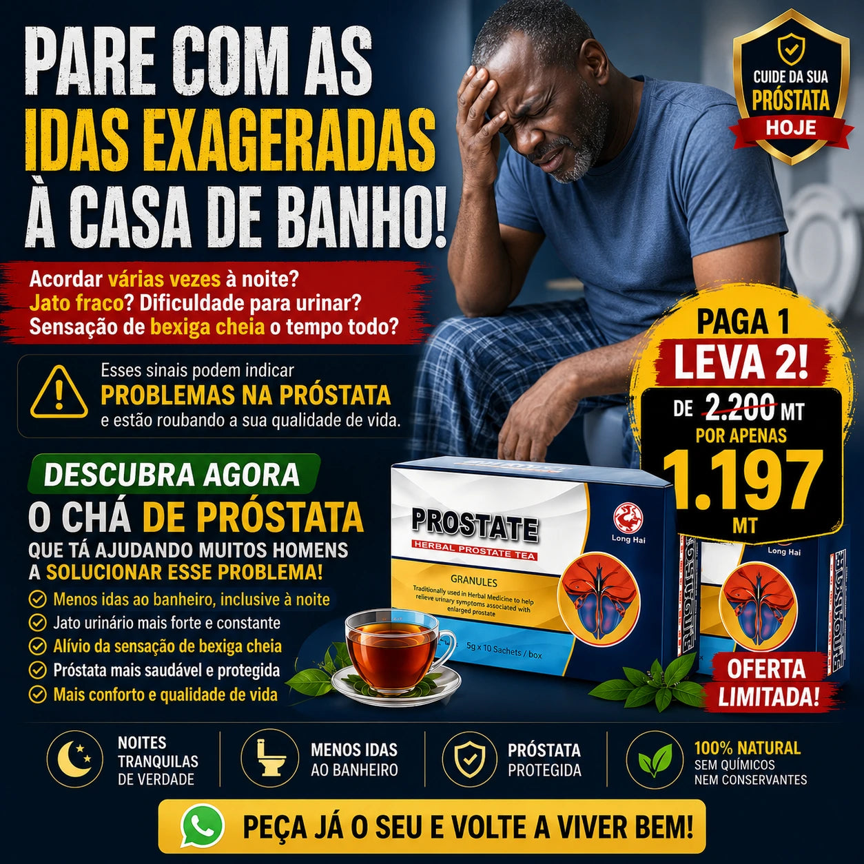 😴 Pare de Acordar Toda Hora e Reduza o Desconforto ao Urinar