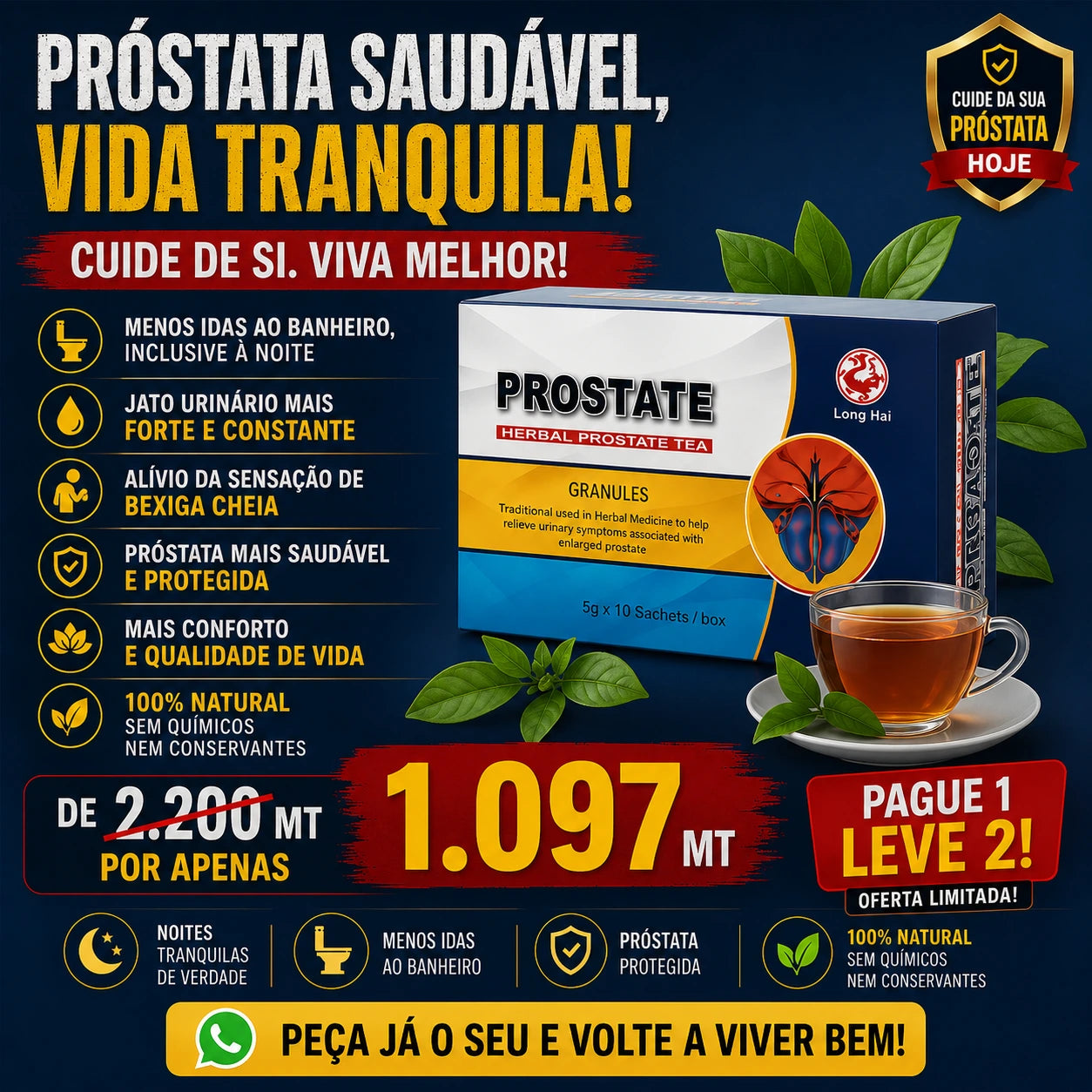 😴 Pare de Acordar Toda Hora e Reduza o Desconforto ao Urinar